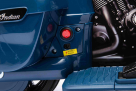 Indian Chieftain 6V Blauw motorbike, met zijwielen  (IndianBlue)