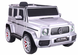 Mercedes-Benz  G63///AMG,  Zilver metallic, FM,leder, BlueTooth,  (S306zil)