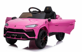 Lamborghini Urus  roze ,2.4ghz softstart rc, eva, lederen stoel (BDM0923pk)