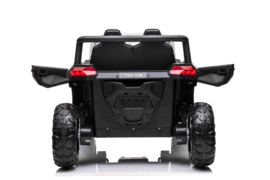 Beach Buggy wit,  BlueTooth, 12V, 2.4ghz, softstart, 4x4, eva, leder (A036wt)