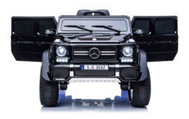 Mercedes MAYBACH G650-S Landaulet metallic zwart, leder, 12V, softstart 2.4ghz RC (MayBzw)