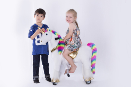 Kids-Horse "Jessica", Rainbow UniCorn voor kids van 4-9 jaar.  (TB-2020M)