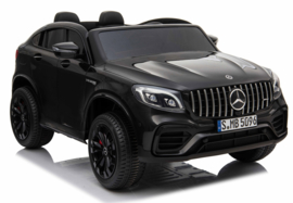 Mercedes-Benz GLC 63S, 2 zitter, metallic zwart, 12V, Mp4 TV, 4wd, leder,eva, 2.4ghz RC (XMX-608zw)