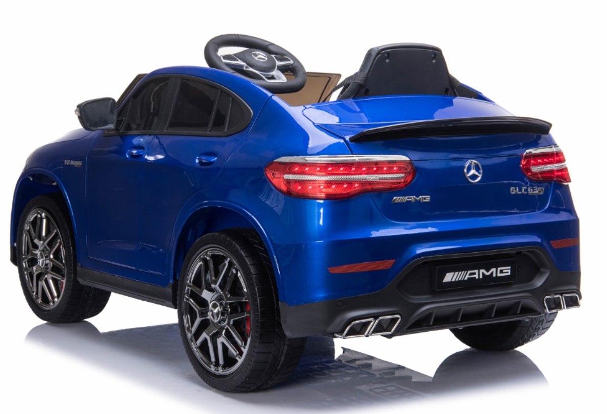 Mercedes-Benz GLC 63S V8 Bi-Turbo,metallic Blue-paint, 12V, leder,eva, 2.4ghz rc (5688blue)