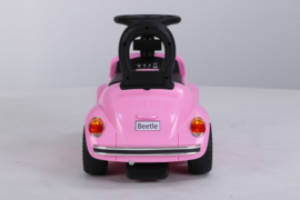 VW Beetle roze, loopauto met multimedia unit, USB, mp3 (JQ618 pk )