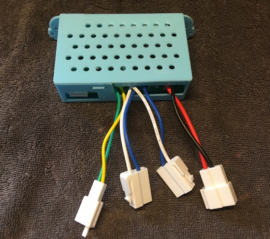 Box + RC, XMX-603, div modellen, 2.4ghz controlbox , SHSB12VJD-3S, blauwe knop, 5 pins inwendige stekker