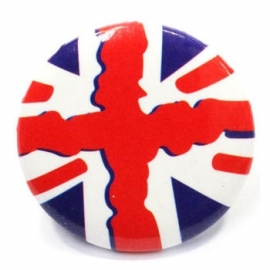 Retro button Union Jack