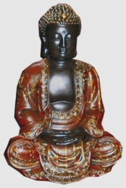 Mediterende Thaise Boeddha - 29 cm hoog
