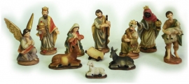 Kerstfiguren hg 9 cm set van 12 stuks