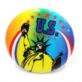 Retro button USA 2