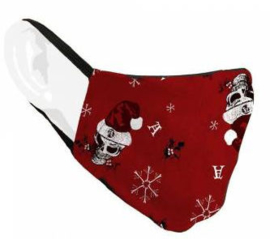 Alchemy England - Gezichtsmasker - Red Creepmas - Alchemy Doodskop met Kerstmuts