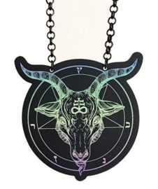 Curiology nekkettinng Pastel Goth Baphomet Necklace 6 cm doorsnee