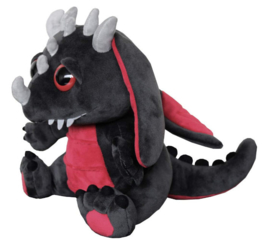 Spiral Direct Gothic Horror knuffel - Baby Draak - dragon soft toy - 27 x 30 cm