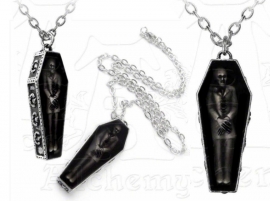 Alchemy Gothic doodskist vampieren ketting - Nosferatu's rest