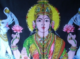 Muurkleed Lakshmi - c.a. 80 x 110 cm