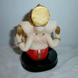 Beeld Ganesha met rode broek - 9 cm hoog