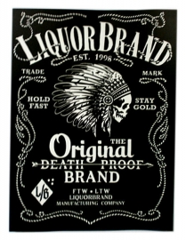 Sticker Liquor Brand - Doodskop Indiaan