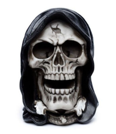 The Reaper Magere Hein Doodskop Schedel Woonaccessoire - 12 cm hoog