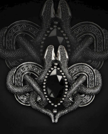Restyle Gothic Keltische haarclip Snakes of Avalon