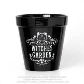 Witches Garden - keramieke plantenpot - 13.2 cm hoog