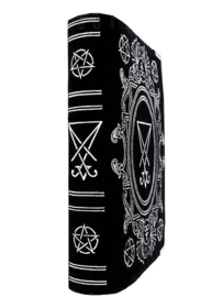 Restyle schoudertas Satanische Black Book bag - Sigil of Lucifer  - 30 x 21 x 7 cm