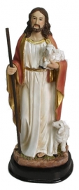 Jezus Christus met lam -  20 cm hoog