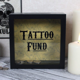 Spaarpot - Tattoo fund - Cabinet of Curiousities - 18 x 18 x 7 cm