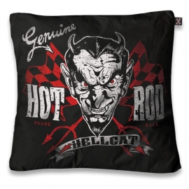 Kussenhoes Hot Rod Hell Cat - Genuine Devil - 50 x 50 cm