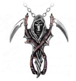 Alchemy Gothic Horror Magere Hein nekketting - The Reaper's Arms