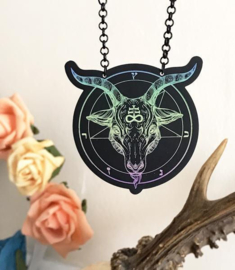 Curiology nekkettinng Pastel Goth Baphomet Necklace 6 cm doorsnee