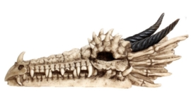 Wierookhouder Draco Skull - Doodskop van draak - 24 cm lang