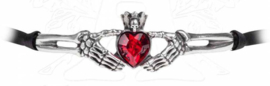 Alchemy Gothic Keltische Vampieren ketting Claddagh by Night -