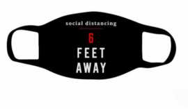 Social distancing masker 6 feet away