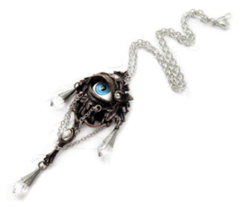 Alchemy Gothic nekketting - Natural Magic - Lore of the Forest - al ziend oog - 10.7 cm hoog
