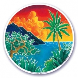 Raamsticker Hawaiian Sunrise