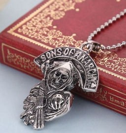 Zilveren ketting Sons of Anarchy / Magere Hein