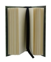 Book of spells - klein blauw - 11 cm hoog