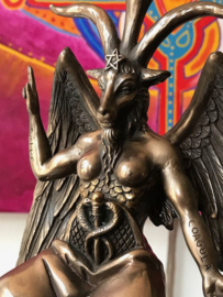 Baphomet - bronze - 24 cm hoog