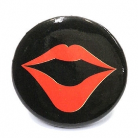 Retro button Lippen 1
