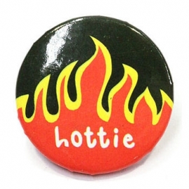 Retro button Hottie
