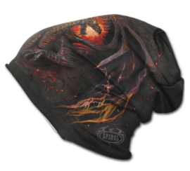 Spiral Direct - Dragon Furnace - brandende draak - katoenen muts - beanie 2