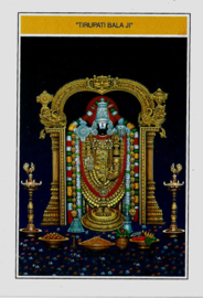 Briefkaart / Hindu wenskaart Tirupati