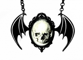 Curiology nekketting - Doodskop Drakenvleugels