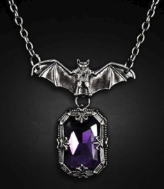 Restyle vleermuis ketting - Night Whisper - Purple Bat