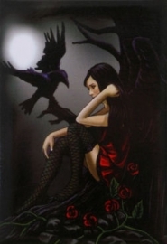 Fairy and Raven - koelkast magneet van Lisa Parker