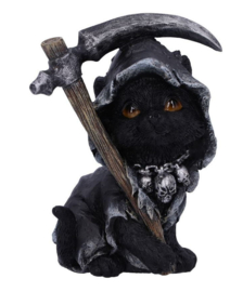 Amara Magere Hein Grim Reaper Zwarte Kat - 10.2 cms hoog