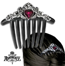 Alchemy Gothic haarkam - Claddagh by Night