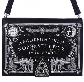 Restyle schoudertas laptoptas Gothic Occulte zwarte Ouijabord