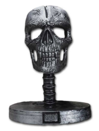 Spiral Direct - Magere Hein zwarte Gothic kaars met verborgen metalen sculptuur - 20 x 13.5 x 9 cm