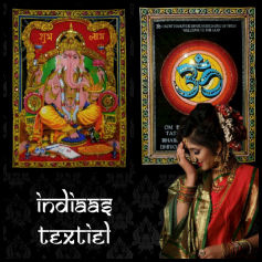 Hindu textiel woondecoratie